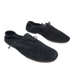 Artemis Design Co black suede moccasins